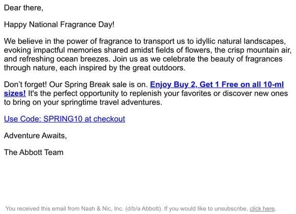 Happy National Fragrance Day!