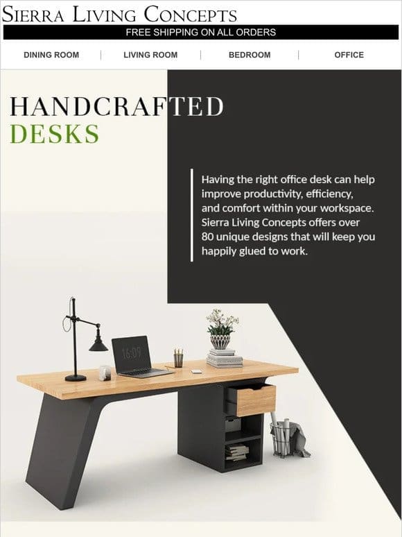 Harmonizing Work， Style， and Success – Unveiling Solid Wood Desks  ‍