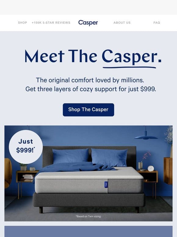 Have you met our new mattress?