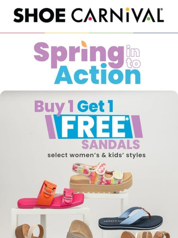 Have you shopped BOGO Free sandals?