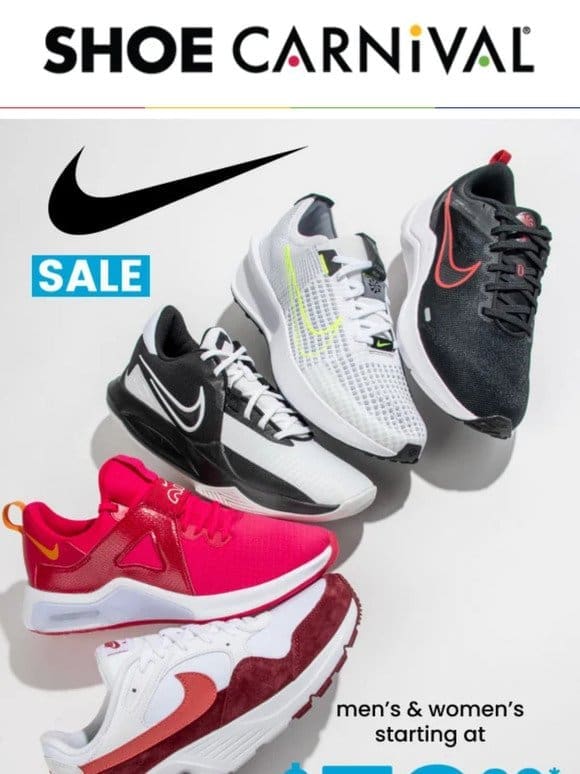 Have you shopped Nike starting at $59.98?