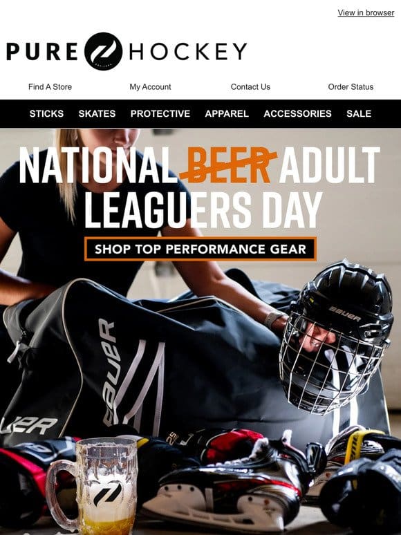 Hey， Perform Your Best   Shop High-Performance Gear From Bauer， CCM， TRUE & Warrior!