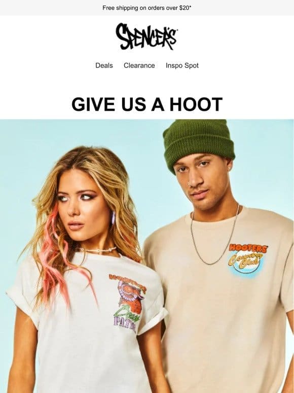 Hooters tees， fleece & more