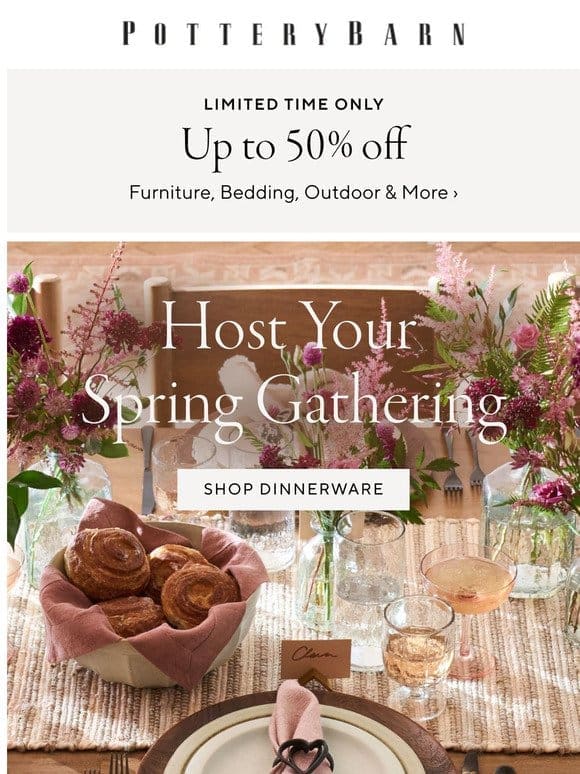 Host your spring gathering