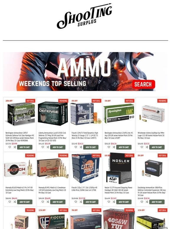 Hot Shots Alert: Dive into the Ammo Craze! Trending 9mm， .22LR， 5.56， and 300BLK Unveiled!