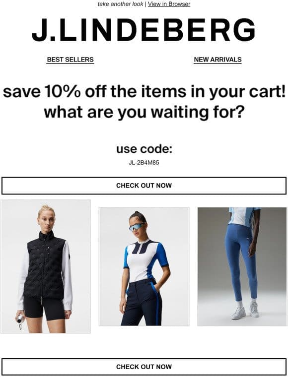 How About 10% Off Items In Your Cart?