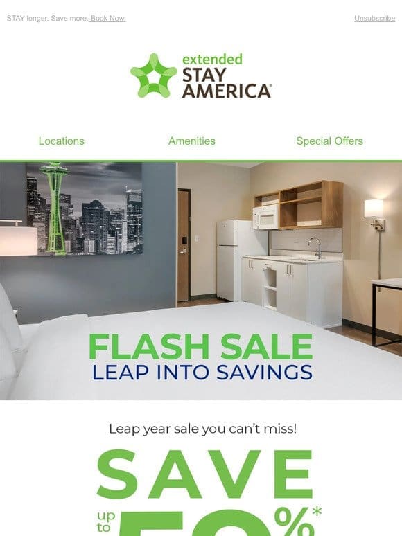 Hurry， our Leap Year Flash Sale Ends Friday!