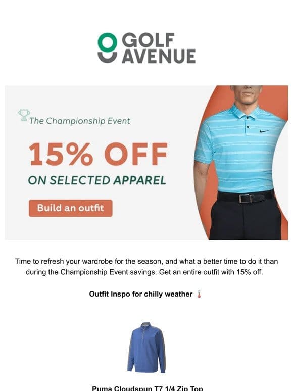 ICYMI   15% off Apparel