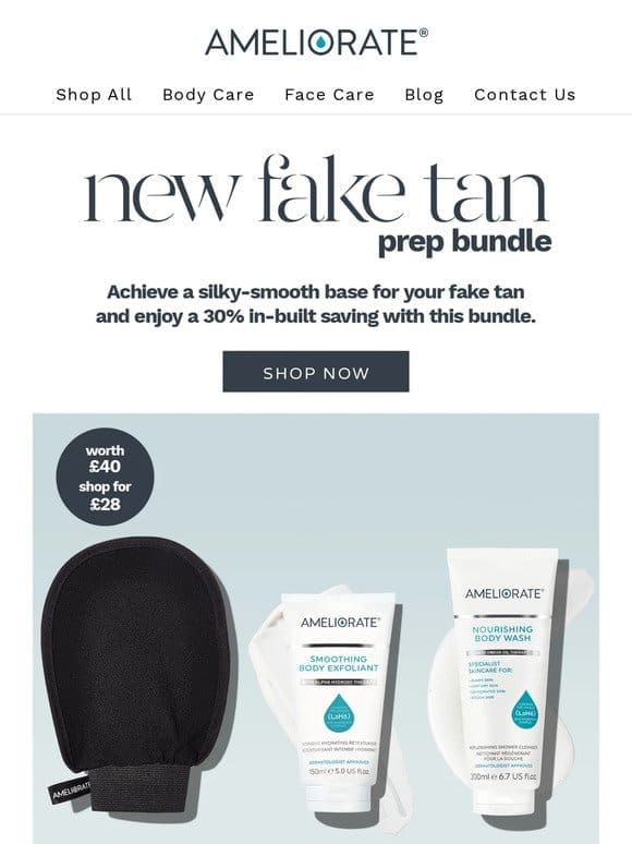 Introducing Our Tan Prep Bundle: Glow like a goddess!  ✨