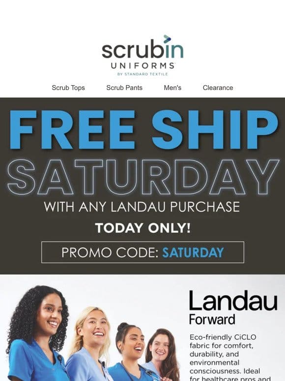 It’s Free Ship Saturday!