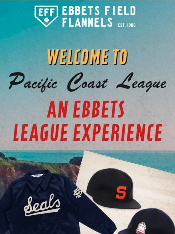 It’s HERE! Shop Pacific Coast League Now