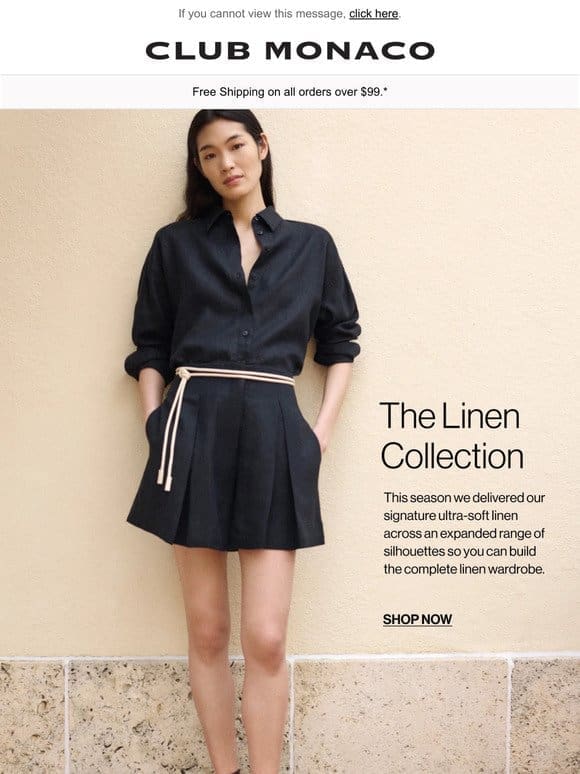 It’s Here: The Linen Collection