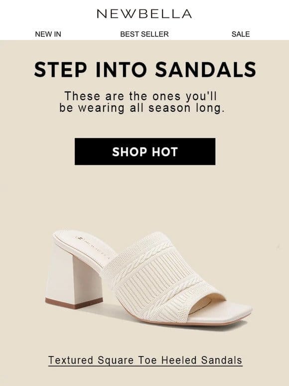 It’s Sandals Season