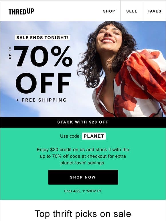 It’s a planet party， get up to 70% off asap