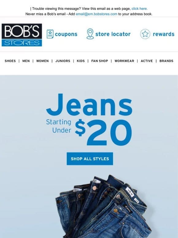 Jeans Starting Under $20