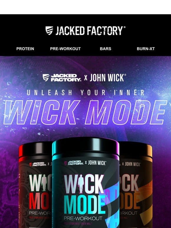 John Wick x Jacked Factory is here