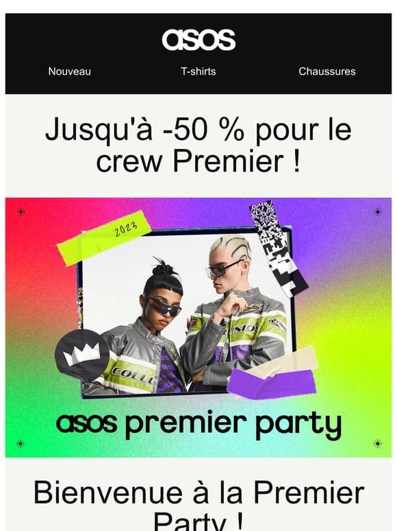 Jusqu’à -50 % pour le crew Premier !