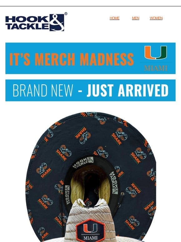 Just Arrived- IT’S MERCH MADNESS – U OF MIAMI