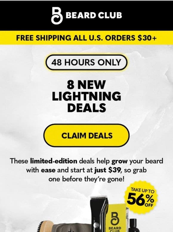 Just dropped: NEW Lightning Deals!