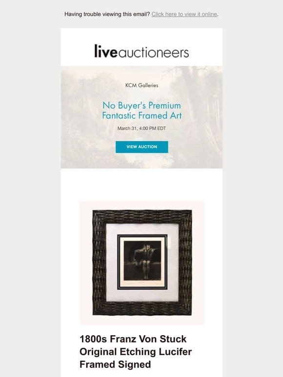 KCM Galleries | No Buyer’s Premium Fantastic Framed Art