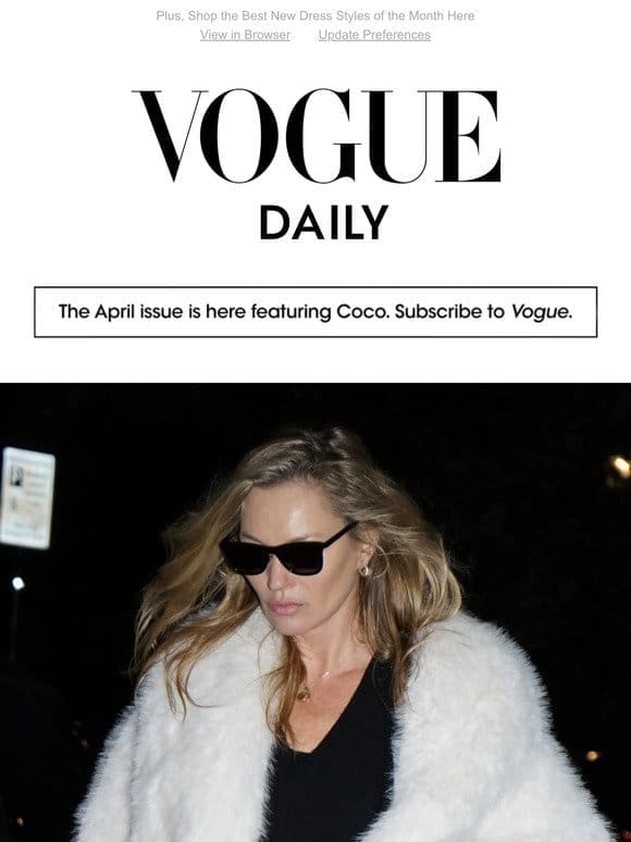 Kate Moss Is Back Carrying This Bag， and All Is Right In the World Again
