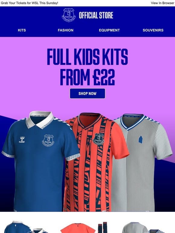 Kit Them Out for Less: Full Kids Kits Starting at £22!