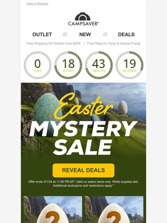 LAST CHANCE: Easter Mystery Deals