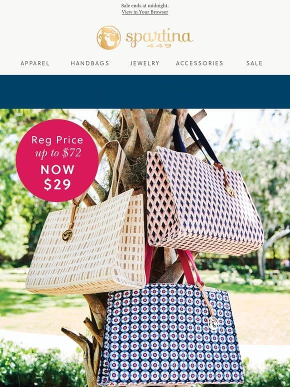 LIMITED Time Left: Market Tote Sale