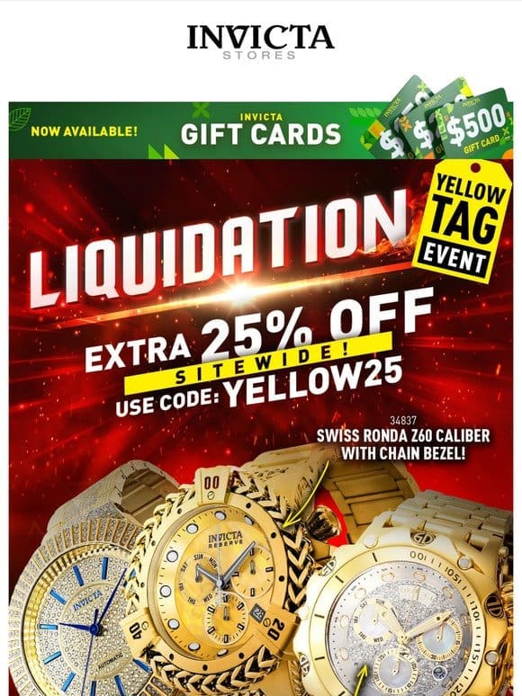 LIQUIDATION EXTRA 25% OFF Sitewide❗️