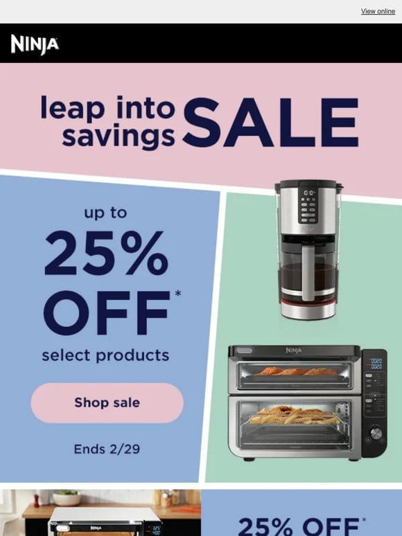 Leap into Savings Sale ends soon.