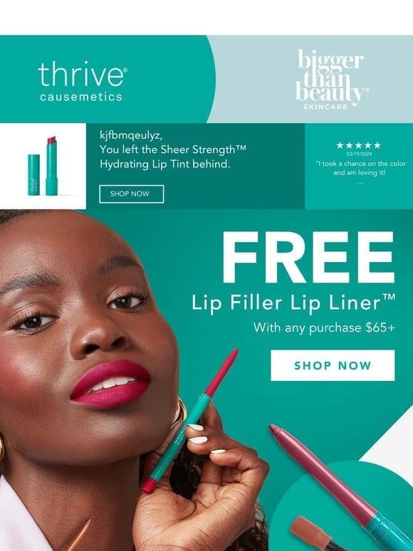 Limited Time! Free Lip Liner