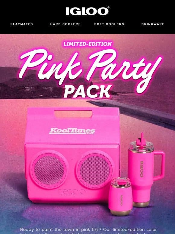 Limited edition! Party on in pink…