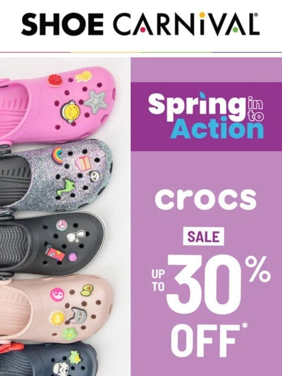 Limited time deal: Up to 30% off Crocs ​ ​