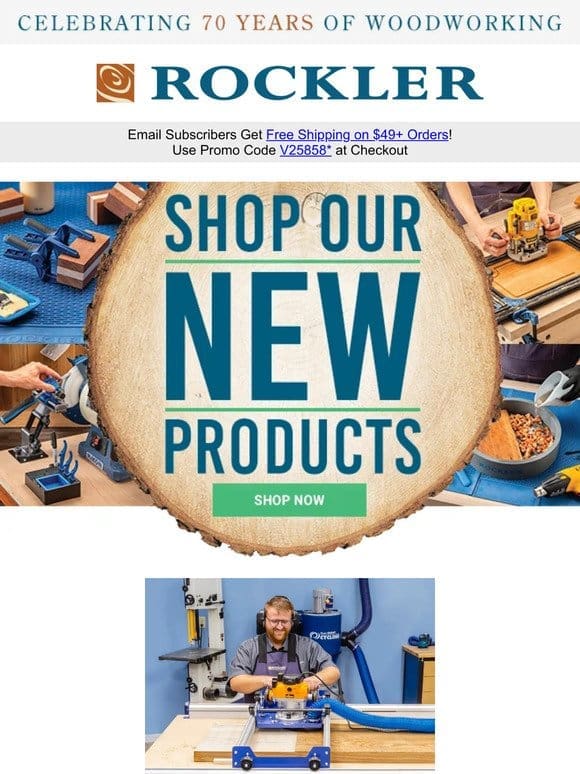 Look at What’s New For You at Rockler!