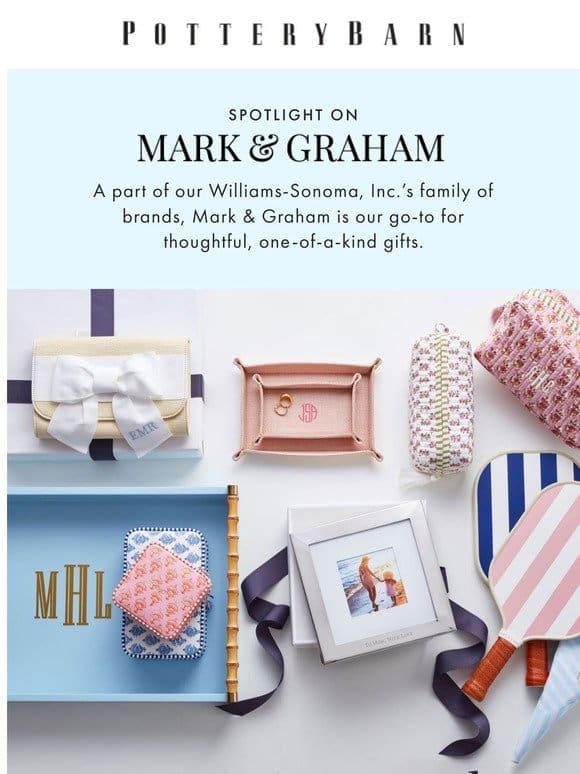 Mark & Graham’s monogrammed gifts for Mom