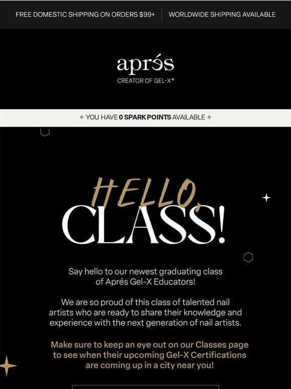 Meet our newest class of Aprés Gel-X Educators!