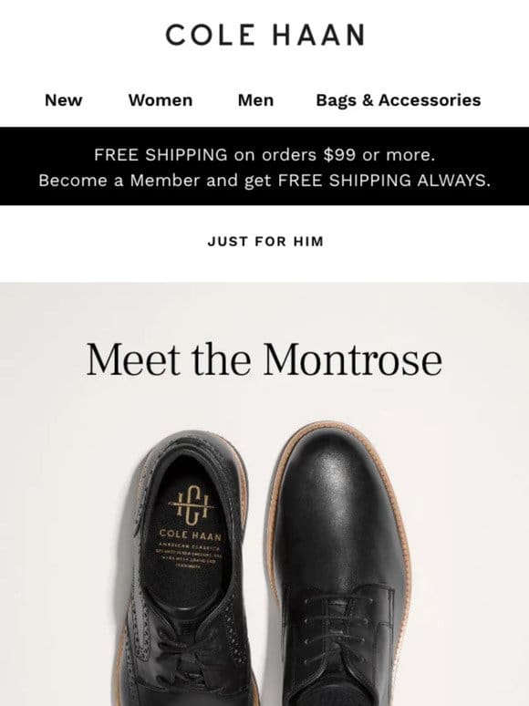 Meet the Montrose Oxfords for him and ØriginalGrand Platforms for her