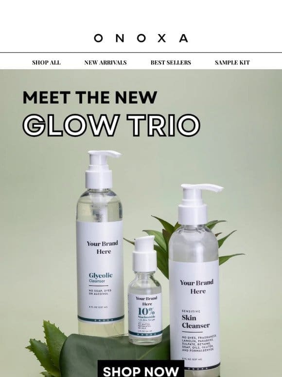 Meet the NEW GLOW TRIO!