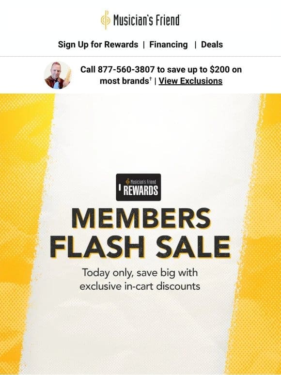 Members FLASH SALE