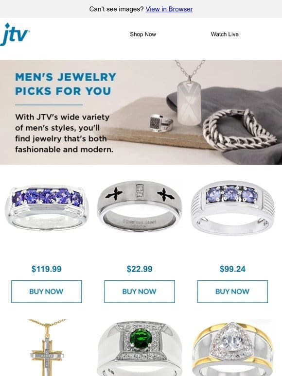 Men’s Jewelry Favorites for you!