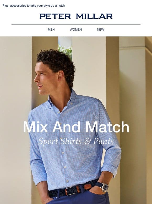 Mix & Match In Spring Sport Shirts And Pants