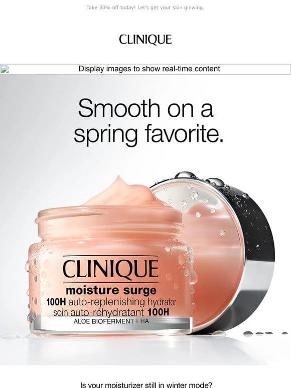 Moisturizers just right for spring.