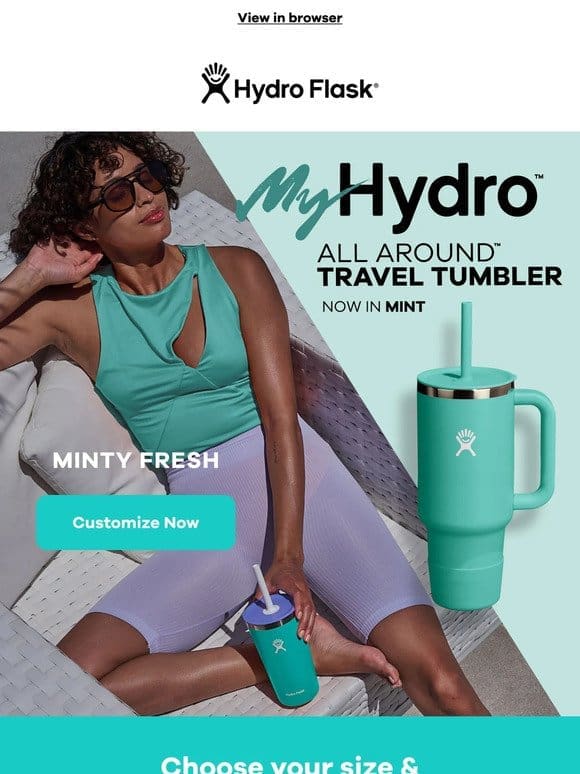NEW COLOR: Mint Travel Tumblers are here