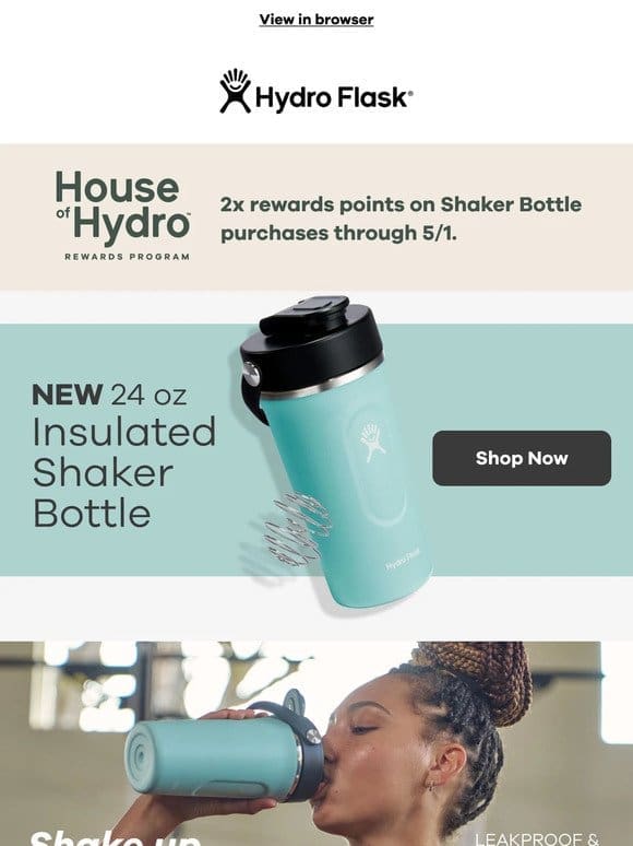 NEW: Shaker Bottle is here