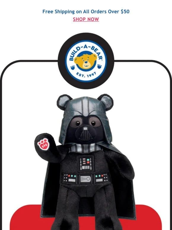 NEW Star Wars™ Darth Vader™ Hologram Bear!