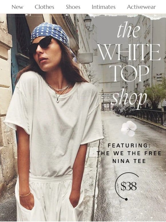 NOW open: The White Top Shop!