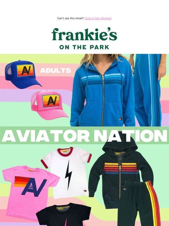 New AVIATOR NATION Arrivals!