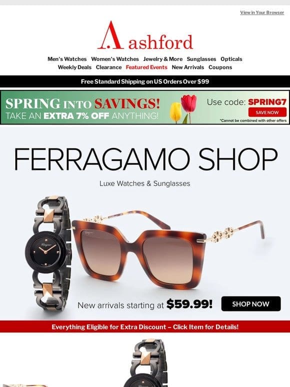 New Ferragamo Arrivals: Luxe for Less!