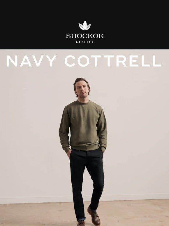 New Release: Cottrell Trousers Navy