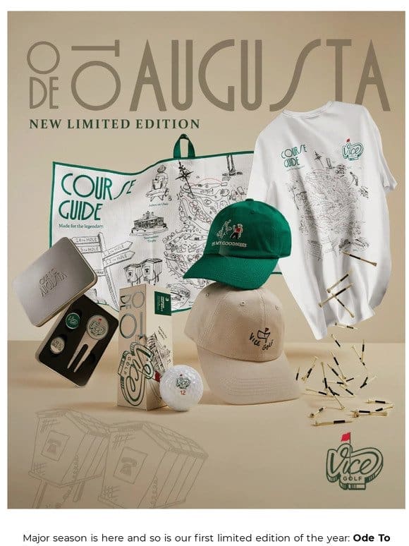 Ode To Augusta: LIMITED EDITION ⛳️